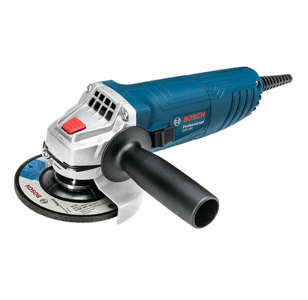 Miniesmeriladora Angular Bosch Professional Gws 850 color Azul 850 W 127 V + Accesorio