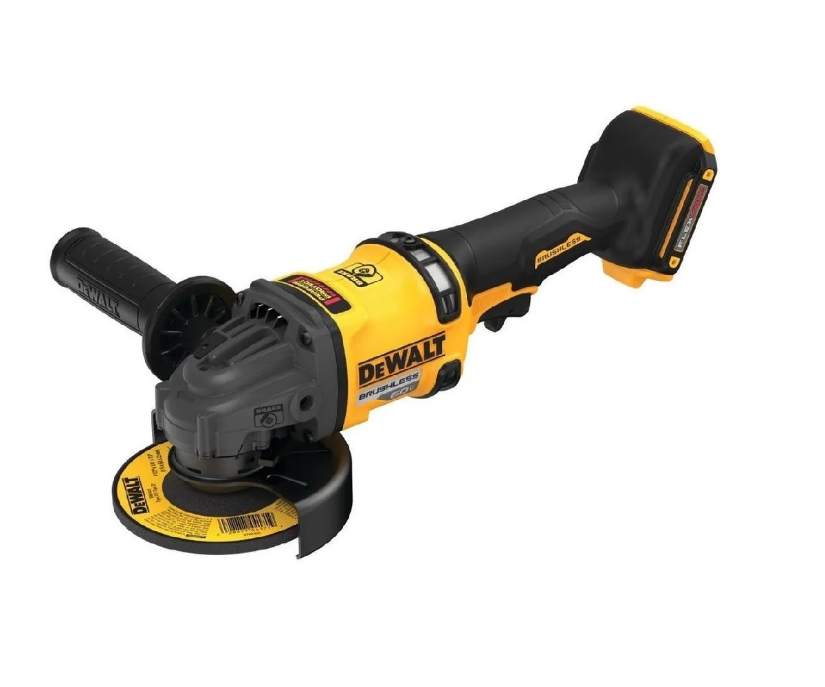 Esmeriladora Angular Inalámbrica Dewalt 60v Max Dcg418b 2300 W color Amarillo