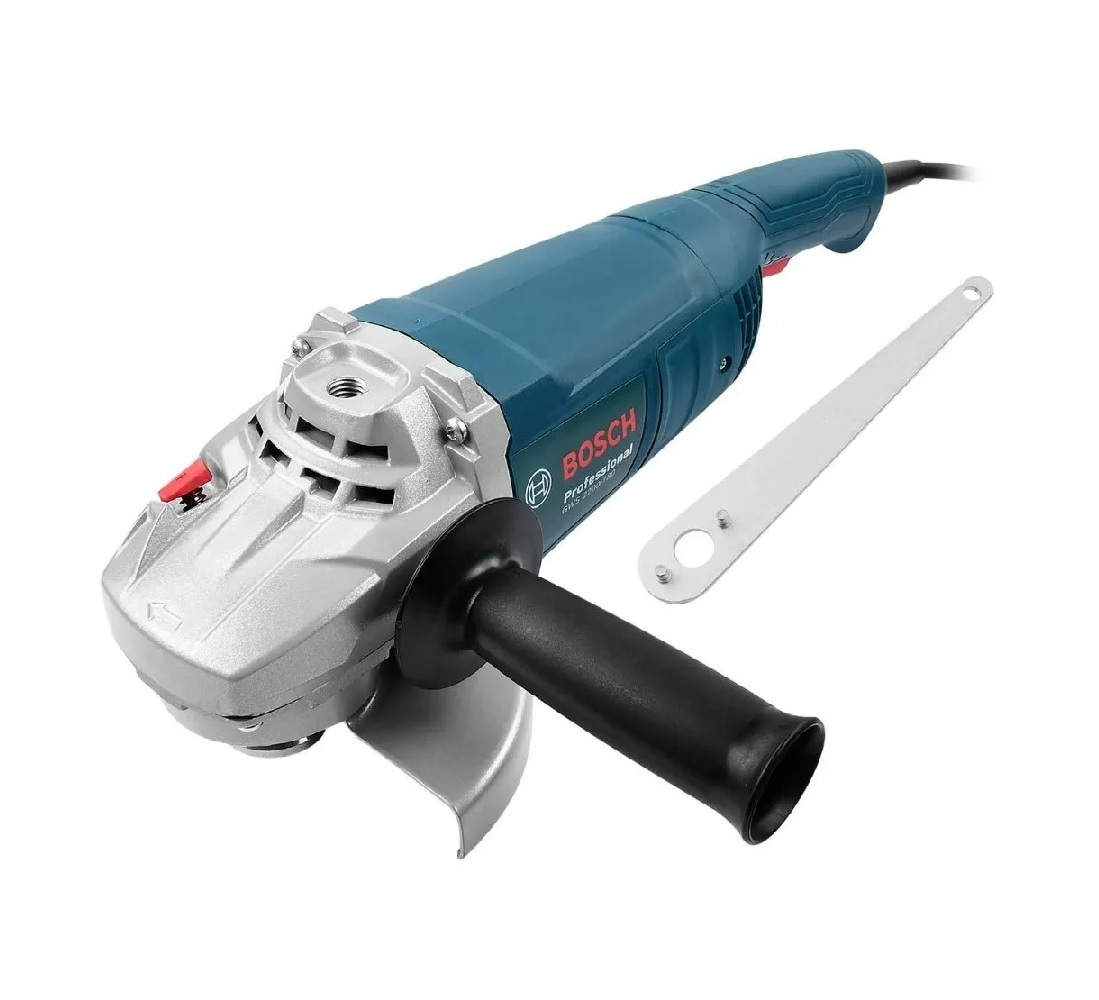 Esmeriladora Bosch GWS 2200-180 color Azul 15AMP 7 Pulgadas