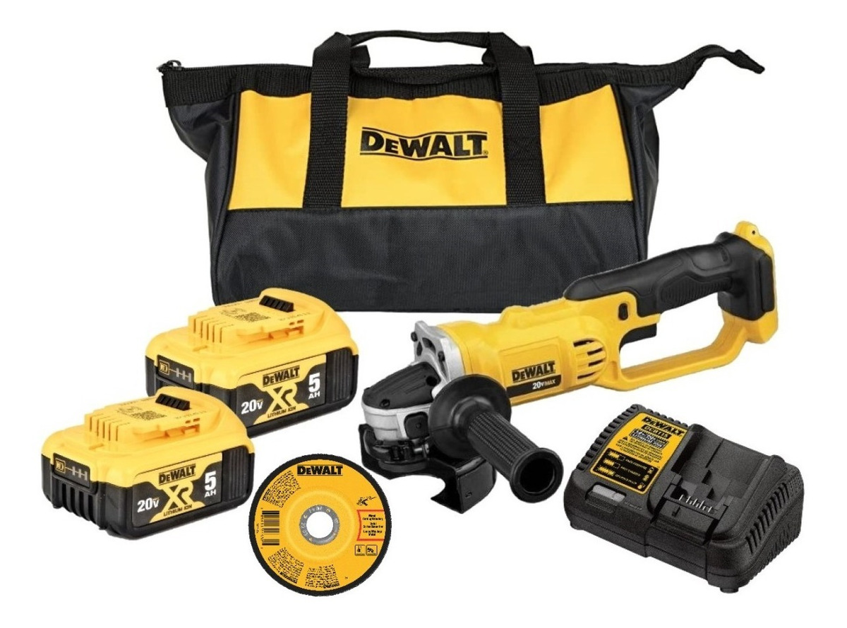 Esmeriladora Inalámbrica Batería 20v Dewalt Pamxdcg412p2 113