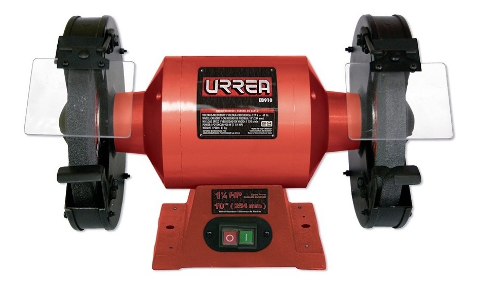 Urrea Esmeril De Banco 10  1.25hp 900w Uso Pesado Eb910