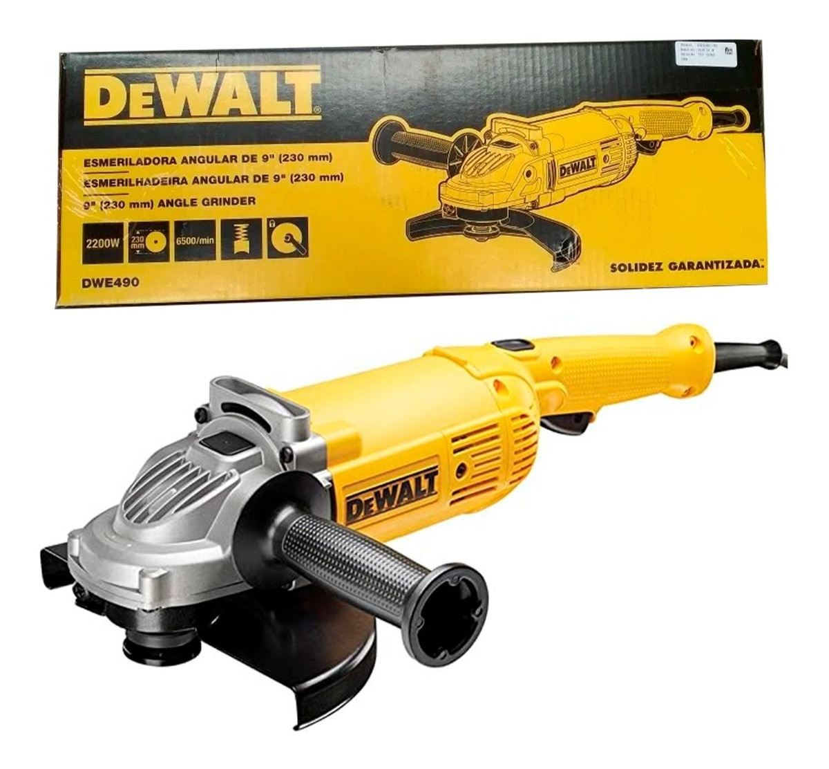 Esmeriladora 9  2,200 Watts Dewalt Dwe490-b3