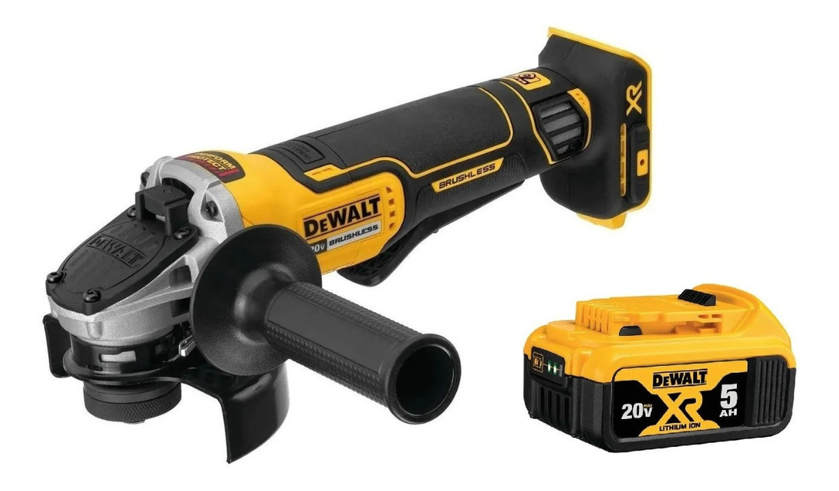 Esmeriladora Angular Inalámbrica Dewalt Dcg413b 5.0a Sincarg