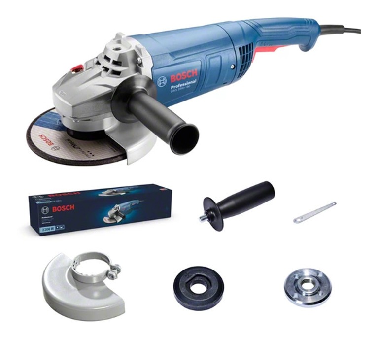 Esmeriladora Angular Gws 2200-180 8500 Rpm 2200 W Bosch