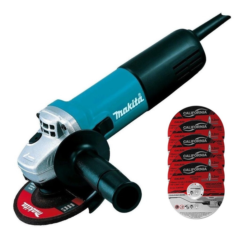 Esmeriladora Angular 4-1/2  10,000 Rpm 710 W Makita 9554hng