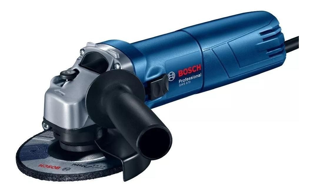 Amoladora Angular 4½  670w 11,000 Rpm Gws 670 1375.6 Bosch