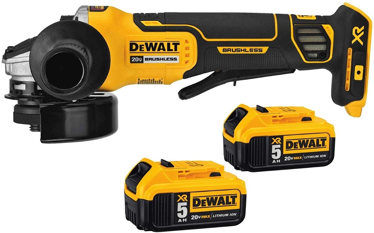 Mini Esmeriladora Indu Angular 20v 4 1/2' Dewalt Dcg413p2-b3