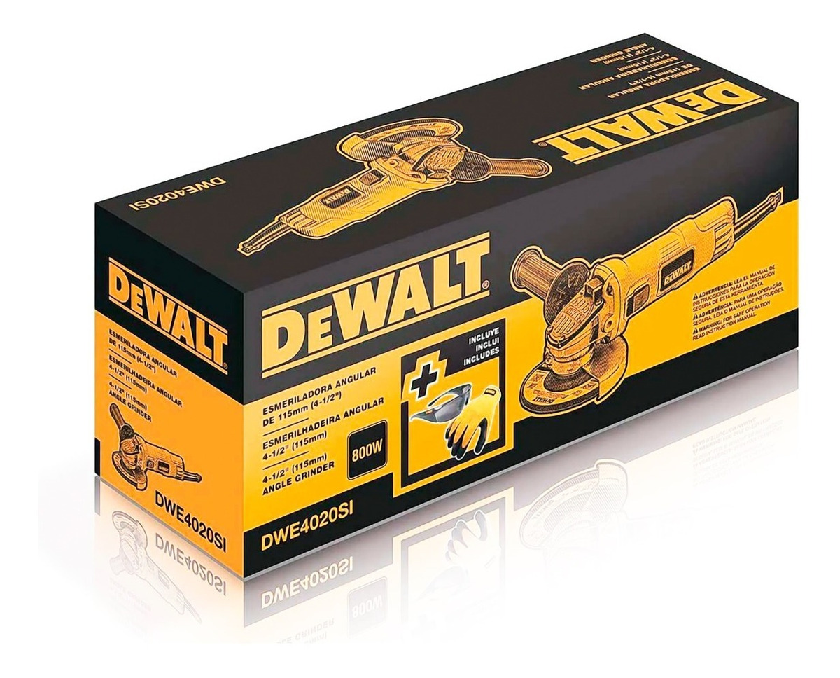 Esmeriladora Angular De 115mm Dewalt 4020 Si