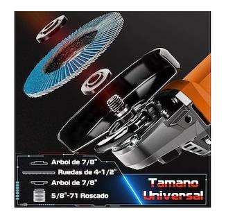 Foto 3 | Mini Esmeriladora Eo Safe Imports Esi-3564 860 W incluye 10 Accesorios color Naranja