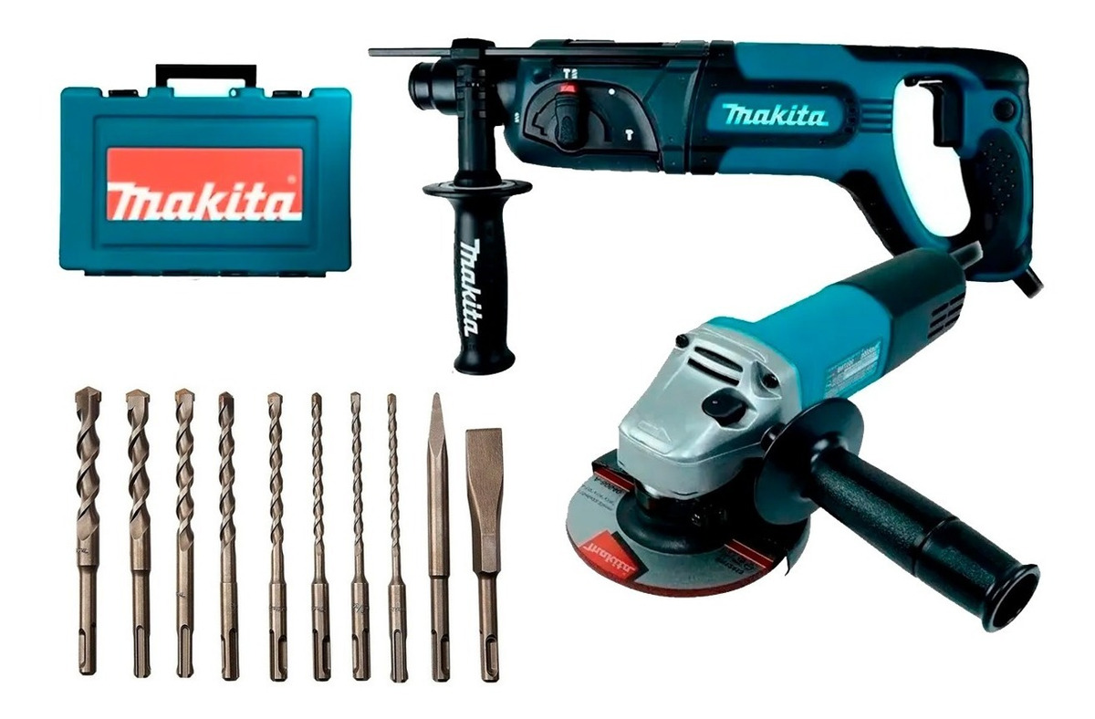 Foto 2 pulgar | Kit Rotomartillo  Sds Plus + Esmeriladora +regalo Makita