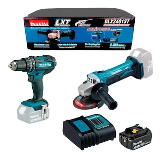 Foto 1 | Combo Mini Esmeriladora Y Rotomartillo 18v Dgahp01 Makita