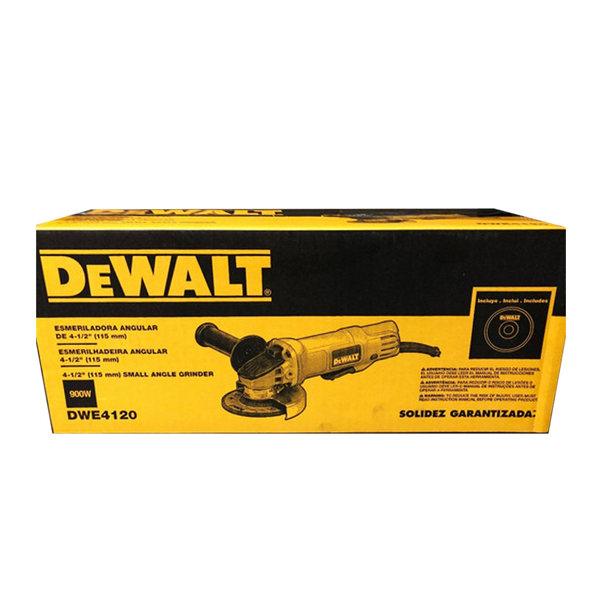 Foto 5 | Mini Esmeriladora Industrial DeWALT DWE4120X-B3 color Amarillo