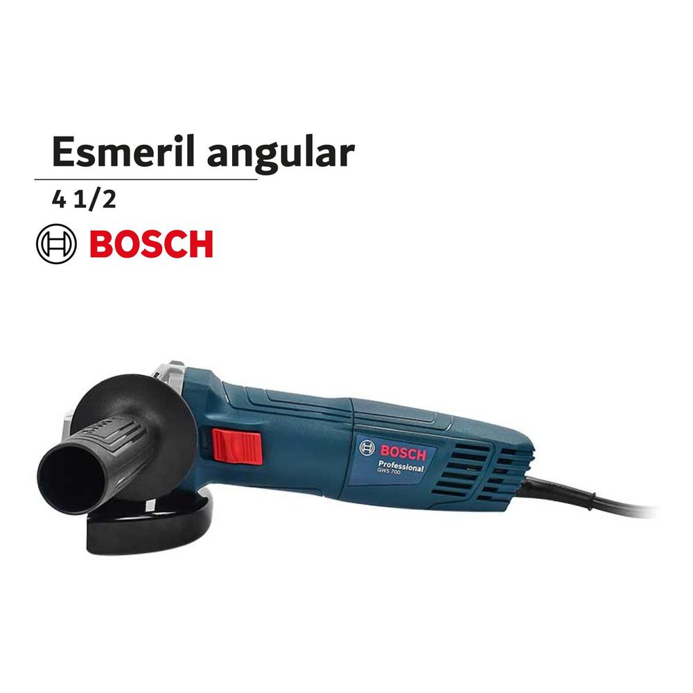 Foto 3 pulgar | Esmeril Angular Bosch M14 Miniesmeriladora 4 1/2 Gws 700 Eje