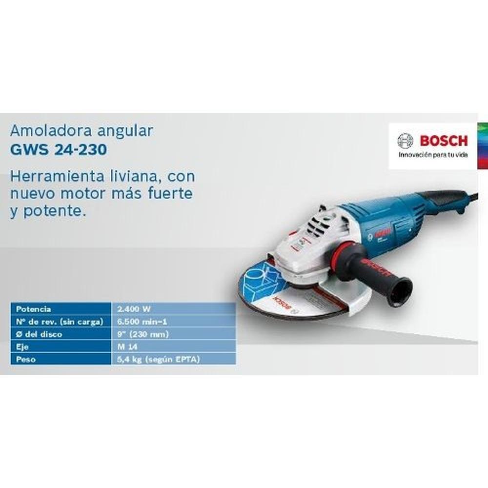 Foto 2 | Esmeriladora Esmeril Angular 2400 W 230 Mm Gws 24-230 Bosch