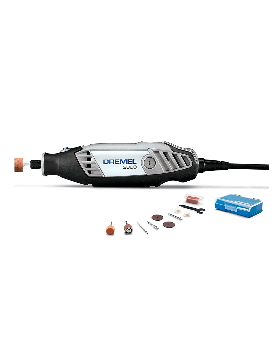 Rectificadora Dremel 3000 F0133000PA color Negro 10 Accesorios