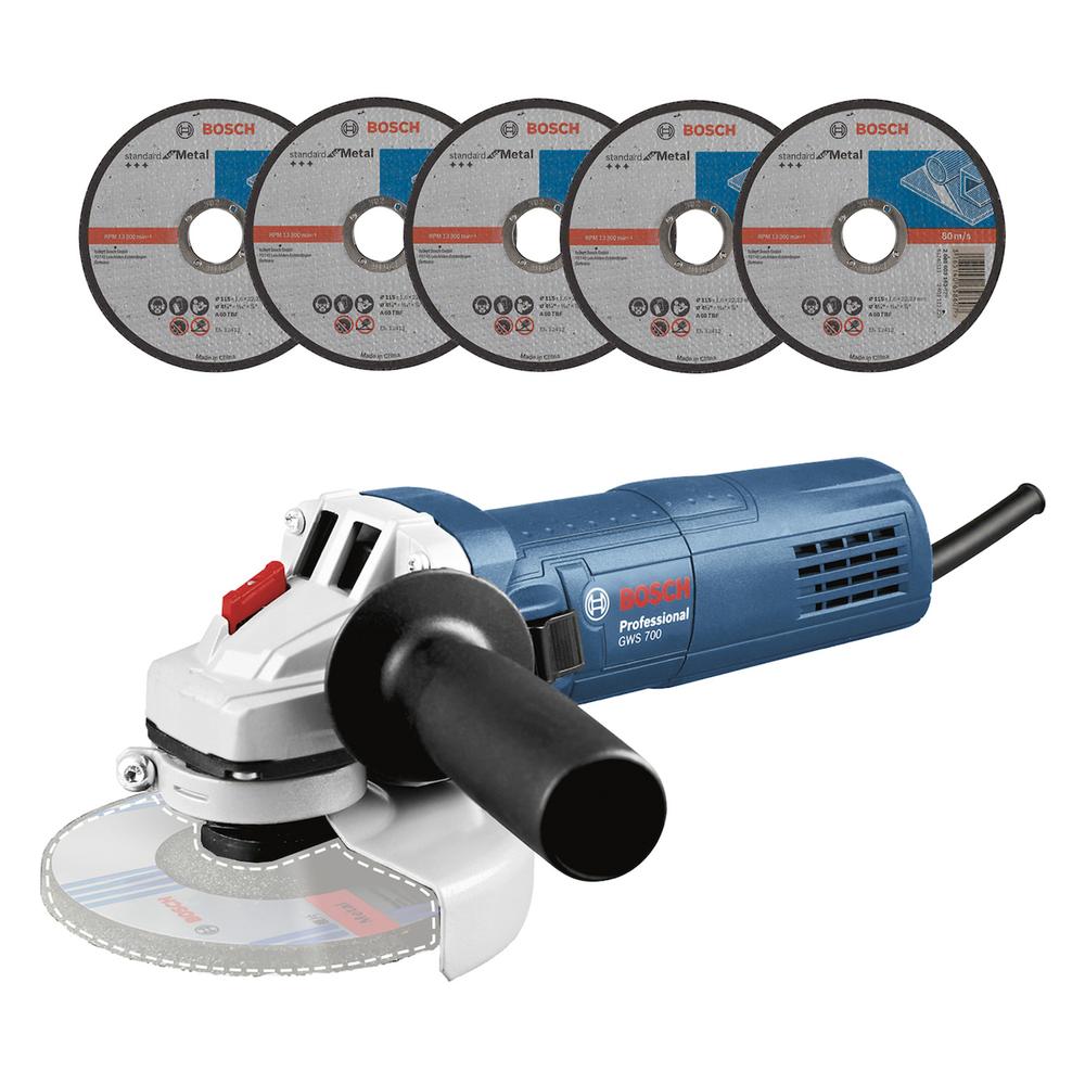 Foto 1 | Esmeril Angular Electrico 127v Profesional + 5 Discos Bosch