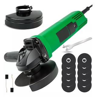 Foto 1 | Esmeriladora Angular 910w Profesional 15 Pzs. Eo Safe Imports Esi-9337 Verde