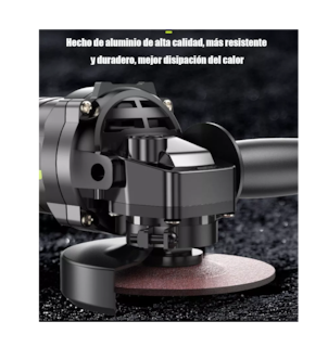Foto 5 | Esmeriladora Angular Eléctrica Inalámbrica Esmeril Cortadora Negro