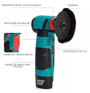 Foto 5 | Mini Esmeril Inalámbrica Belug con 2 Baterías