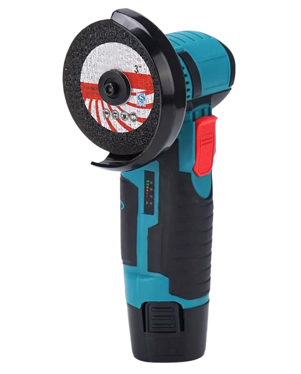 Foto 2 pulgar | Mini Esmeril Inalámbrica Esmeriladora Pulidor Con 2 Baterías Azul Turqueza