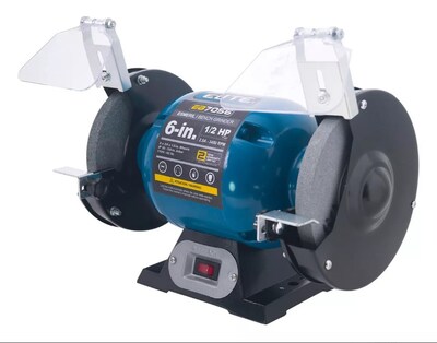 Foto 1 | Esmeriladora De Banco Elite Eb7056 De 60 Hz Color Azul 375 W 127 V