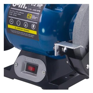 Foto 2 | Esmeriladora De Banco Elite Eb7056 De 60 Hz Color Azul 375 W 127 V