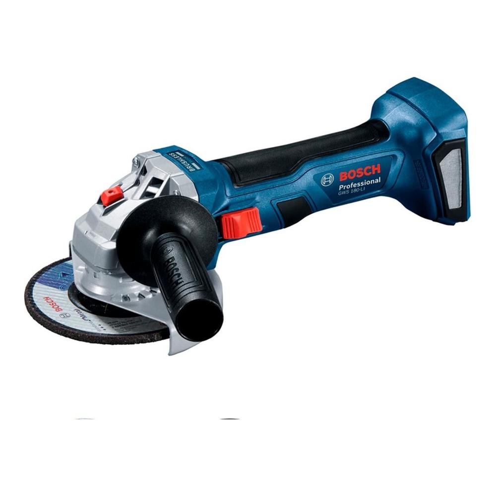 Foto 1 | Miniesmeriladora Angular 5 Pulgadas (125 Mm) Bosch Gws 180-li 18v Caja De Cartón