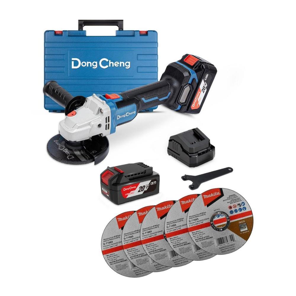 Esmeriladora Industrial Dongcheng con 5 Discos Makita