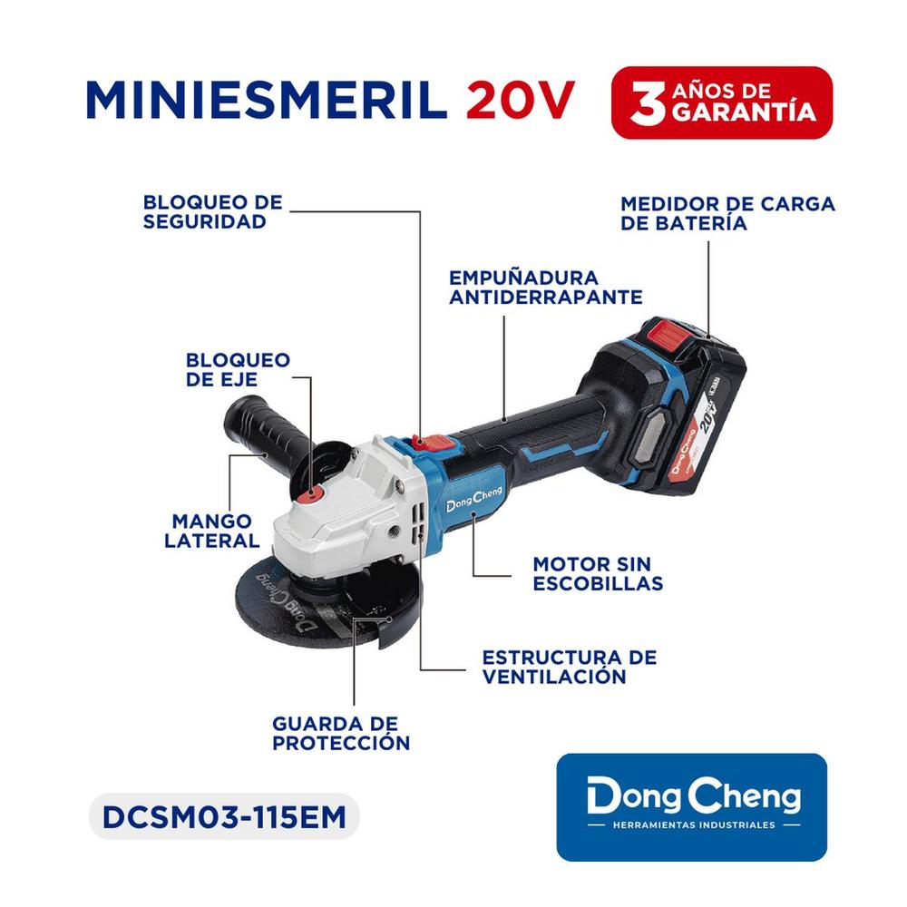 Foto 5 | Esmeriladora Industrial Dongcheng con 5 Discos Makita