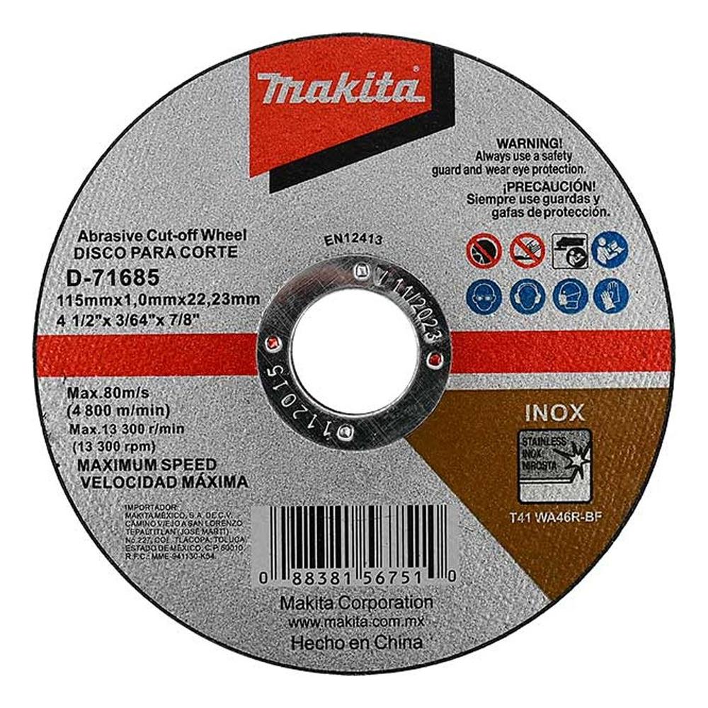 Foto 7 | Miniesmeriladora Makita 540W M0901B + 5 Discos Abrasivos 115mm