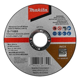Foto 7 | Miniesmeriladora Makita 540W M0901B + 5 Discos Abrasivos 115mm