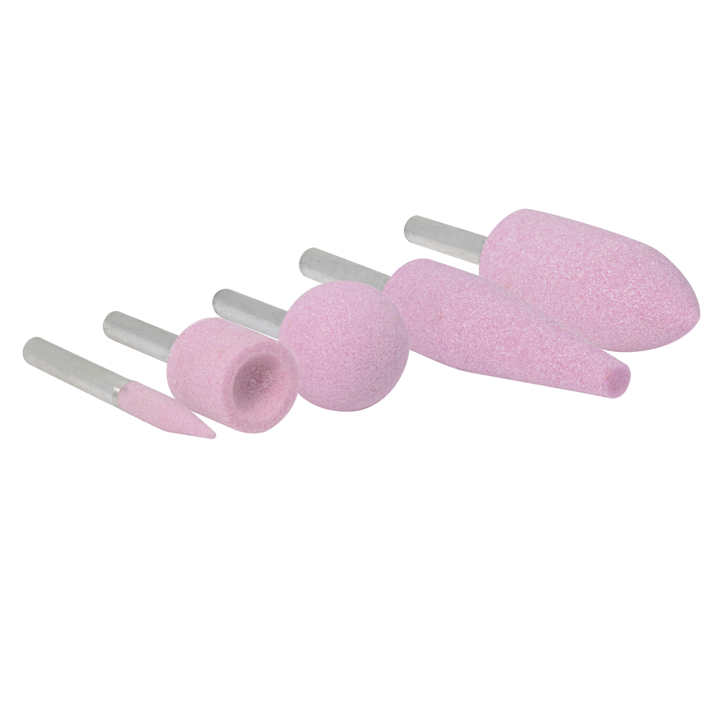 Juego De Puntas Montadas Óxido De Aluminio Rosas Tipo A, 5 Piezas Urrea