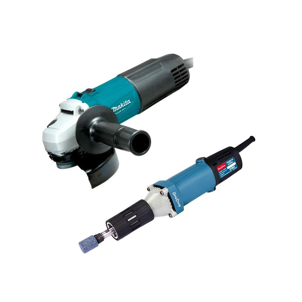Foto 2 pulgar | Esmeriladora Makita de 540 w + Rectificadora Industrial DongCheng