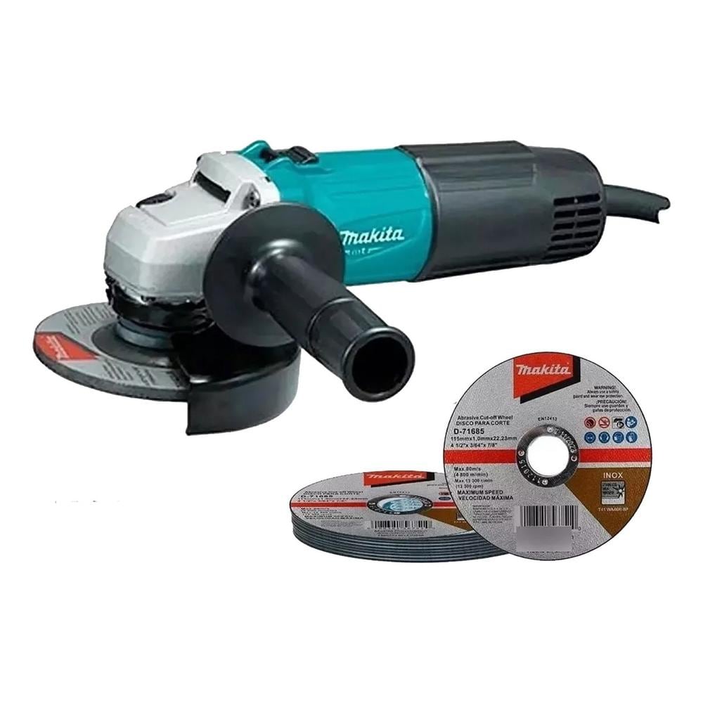 Miniesmeriladora Makita de 540 w çon Discos $1,234