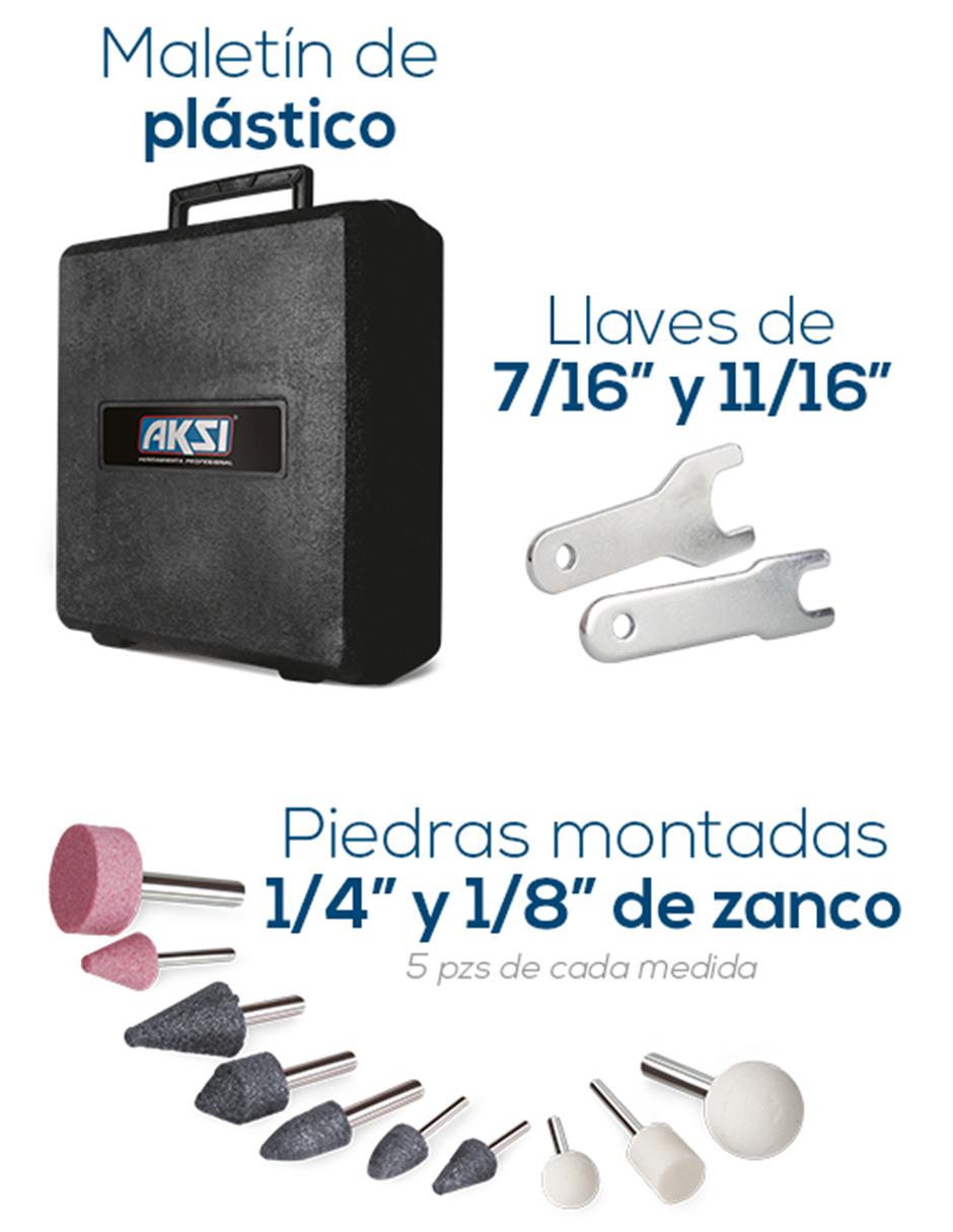 Foto 4 pulgar | Mini Esmeriladora Neumatica De 1/4 Con Accesorios Semi Profesional