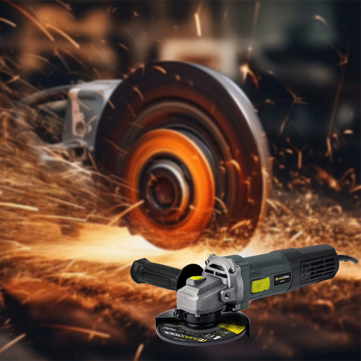 Foto 6 pulgar | Esmeriladora Maxtool 500w Para Disco 4 1/2 Pulg