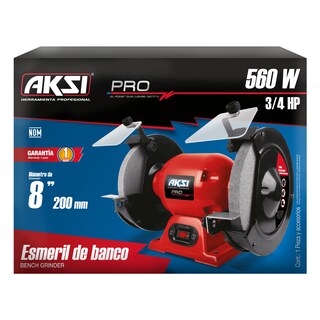 Foto 3 | Esmeriladora De Banco Aksi 560w De 8 Pulg Profesional