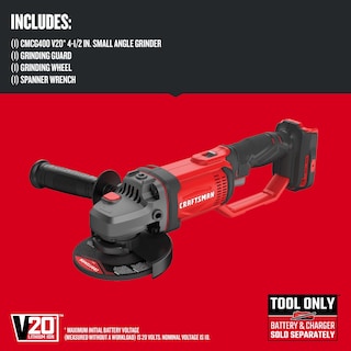 Foto 2 | Amoladora Angular Craftsman V20* Cmcg400b 11 Cm 8,500 Rpm - Venta Internacional.