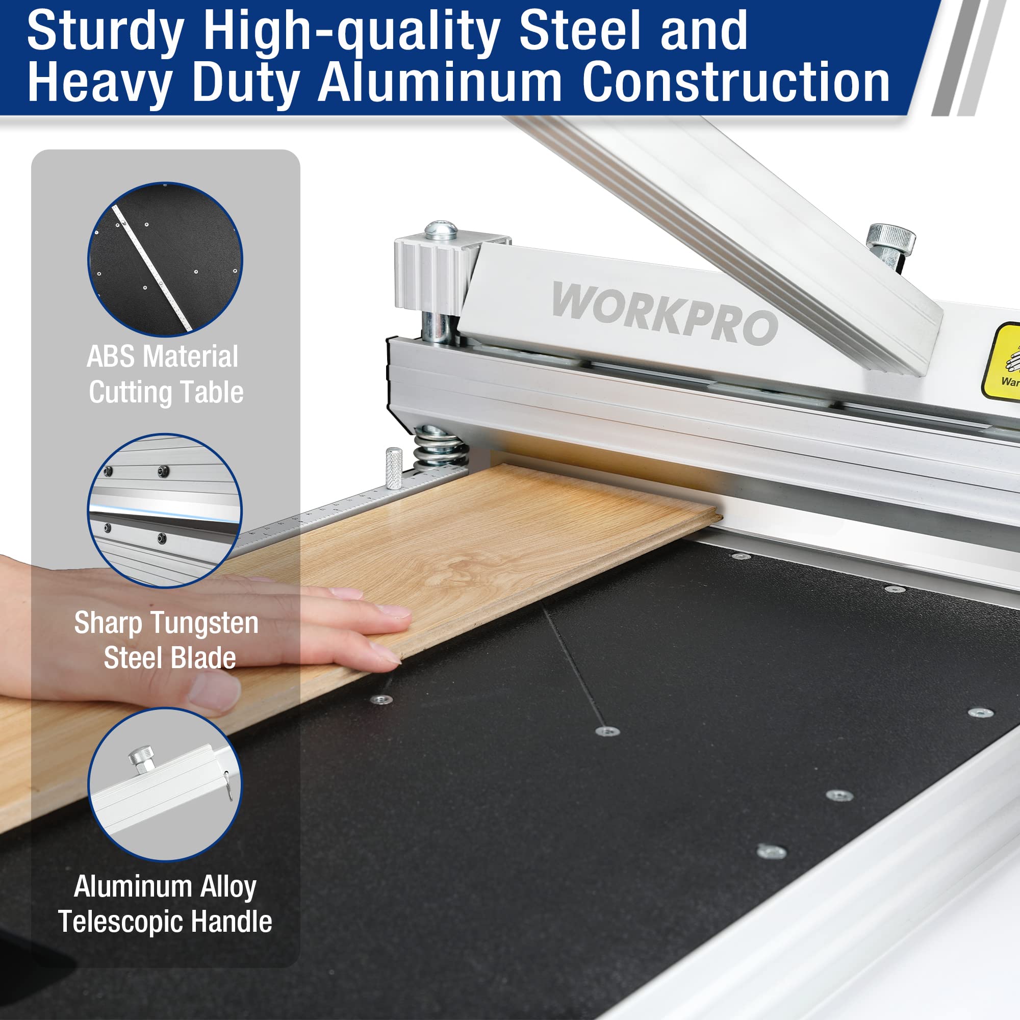 Foto 3 pulgar | Cortadora De Suelo Workpro 13 Para Laminado, Vinilo Y Más - Venta Internacional.