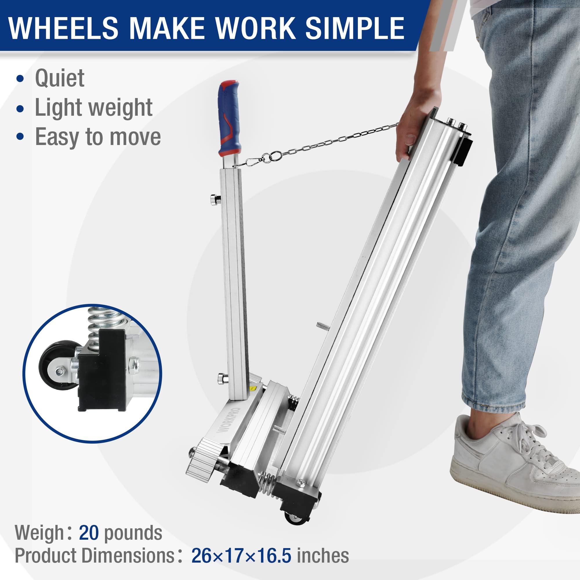 Foto 7 pulgar | Cortadora De Suelo Workpro 13 Para Laminado, Vinilo Y Más - Venta Internacional.