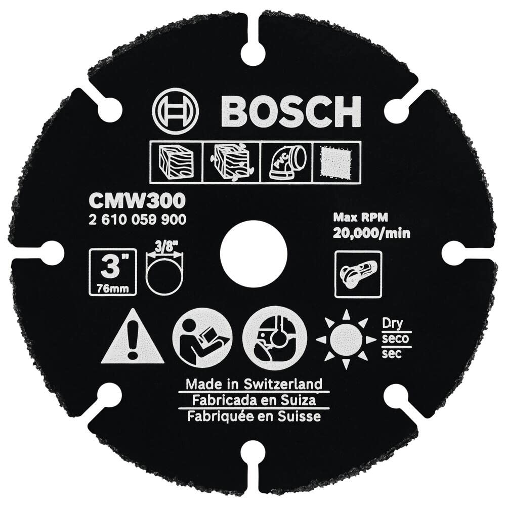 Rueda Múltiple De Carburo Bosch Cmw300 De 7,62 Cm Para Madera Y Plástico - Venta Internacional.