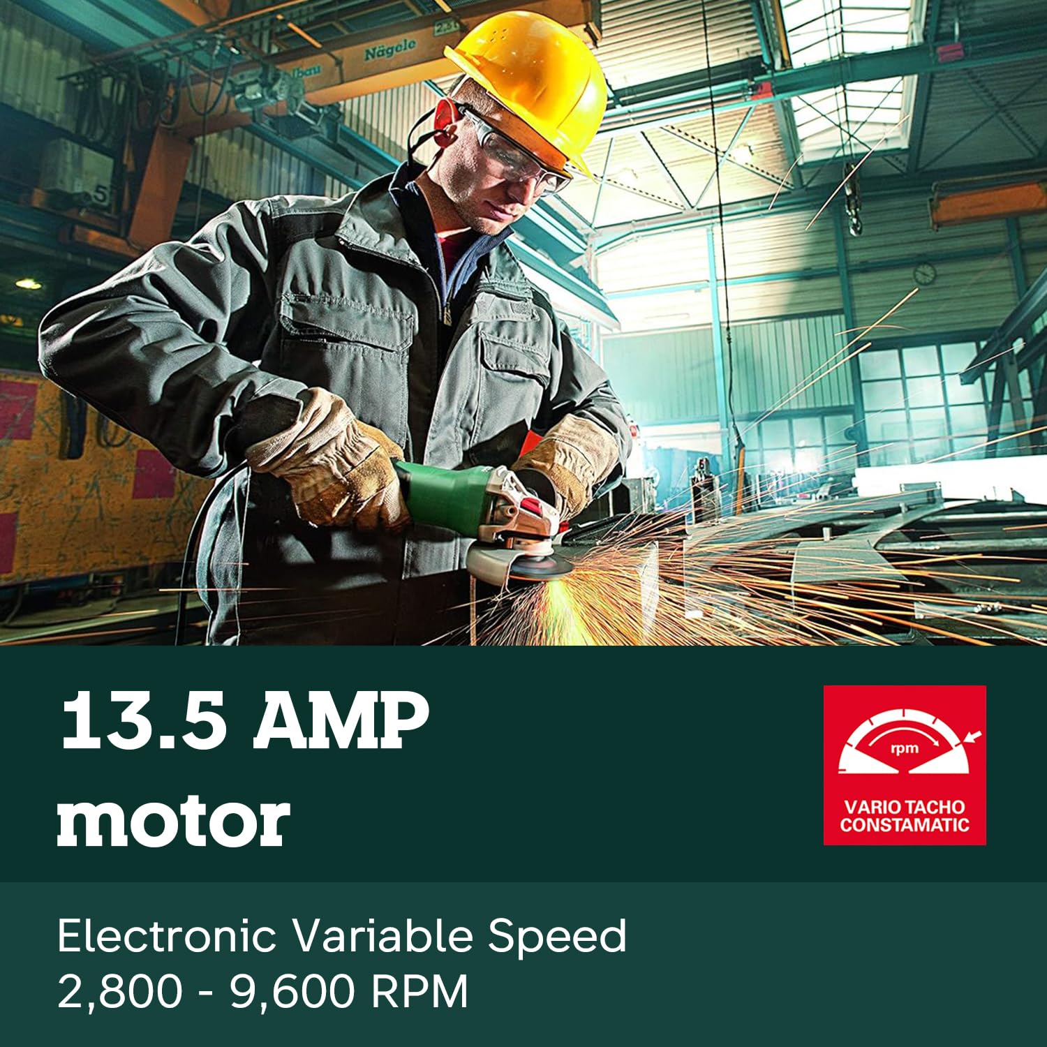 Foto 5 pulgar | Amoladora Angular Metabo 600562420 15-125 Ht 13,5a 2800-9600 Rpm - Venta Internacional.