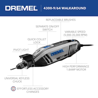 Foto 4 | Kit de Herramientas Rotativas Dremel 4300-9/64 - Venta Internacional