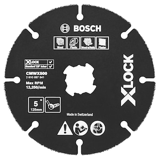 Foto 1 | Rueda Múltiple De Carburo Bosch Cmwx500 X-lock De 5 Pulgadas Para Cortar - Venta Internacional.