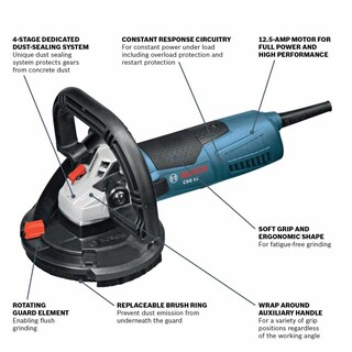 Foto 2 | Amoladora De Superficies De Concreto Bosch Csg15 1250w Con Colector De Polvo - Venta Internacional.