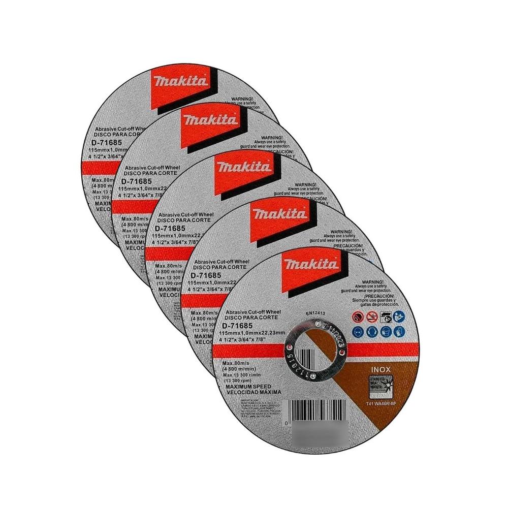 Foto 5 pulgar | Miniesmeril DongCheng 4 1/2'' + 5 Discos Corte Makita + Accesorios