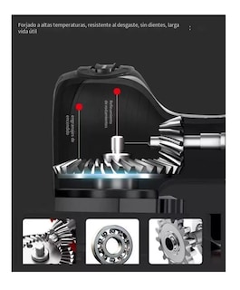 Foto 3 | Amoladora Angular Pequeña Inalámbrica De 16.8v 75mm 30000rpm, Negro/rojo