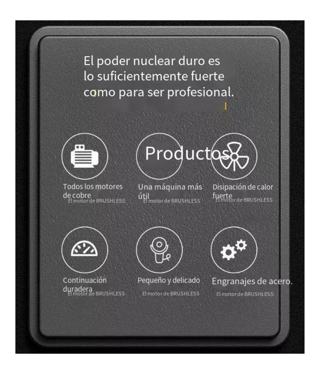 Foto 5 pulgar | Amoladora Angular Pequeña Inalámbrica De 16.8v 75mm 30000rpm, Negro/rojo