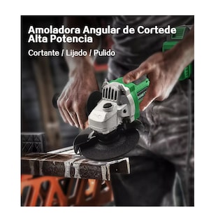 Foto 3 | Esmeriladora Angular Pulidora Inalambrica 20v Batería Belug Verde/negro