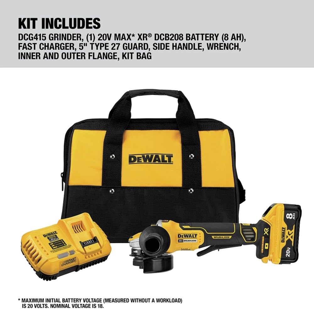 Foto 3 pulgar | Amoladora Angular Dewalt Dcg415w1 20v Max* Xr Power Detect - Venta Internacional.
